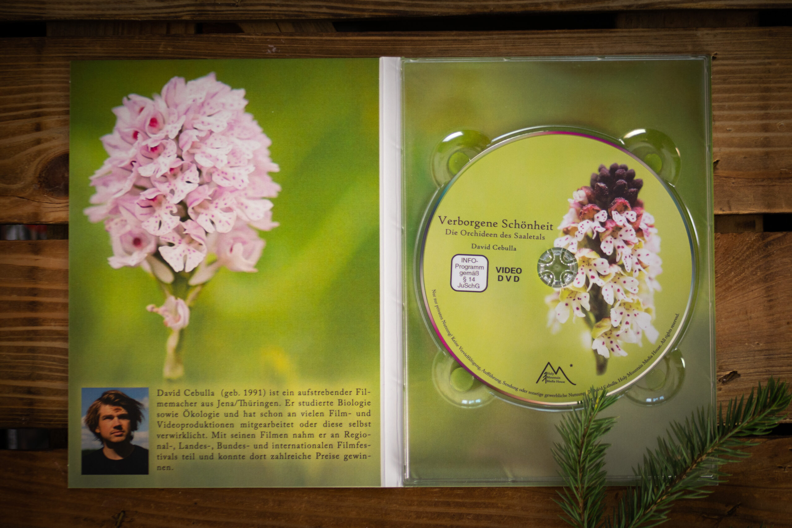 DVD “Verborgene Schönheit – Die Orchideen des Saaletals” Innenansicht
